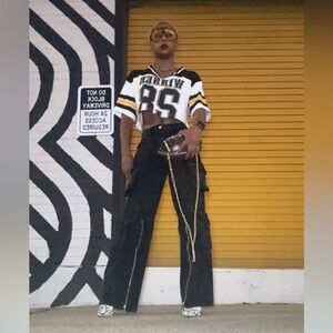 Winner Crop Football Jersey Top